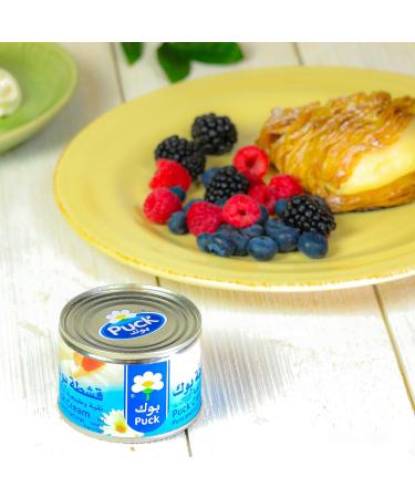 Puck Pure & Natural Cream: Fresh, Creamy, Great for Savory & Sweet Dishes - 6oz (Pack of 3) - Buy Online on SooperMarket.com