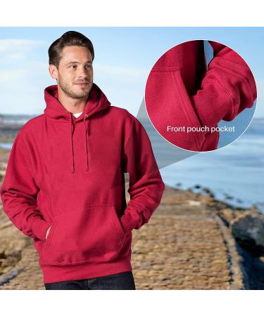 MV Sport Cool Fleece Hoodie - Heavyweight Men's Sweatshirt in Black XXL - Buy Online on SooperMarket.com
