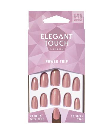 Elegant Touch Core Colour Nails Power Trip rose 24 Count (Pack of 1)