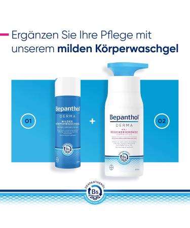 Bepanthol Derma Regenerating Body Lotion 400ml - Moisture Cream for Sensitive & Very Dry Skin - Dermatologically Tested Dexpanthenol Refill Bag - Buy Online on SooperMarket.com