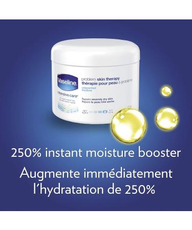 VASELINE Problem Skin Therapy Moisturizer Cream 220ml - Unscented Healing for Dry Skin | Shop Now - Buy Online on SooperMarket.com