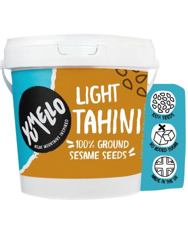 Yumello Light Tahini 1kg - Roasted Ethiopian Sesame Seeds - All Natural Vegan 100% Humera Sesame Seeds - (1 x 1kg)