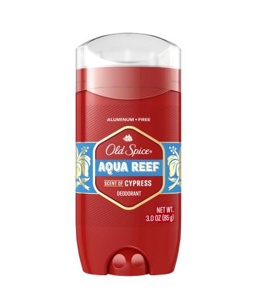 Old Spice Red Collection Aqua Reef Scent Deodorant for Men  3.0 oz Lime and Cypress 3 Ounce (Pack of 1)