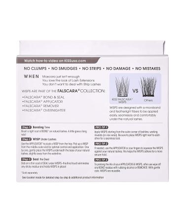 KISS Falscara DIY Eyelash Extensions - Featherlight Synthetic Reusable Lashes (Multi 01) - Buy Online on SooperMarket.com