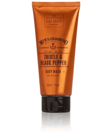 Scottish Fine Soaps Men's Grooming Thistle & Black Pepper Body Wash 200ml / 7 fl oz