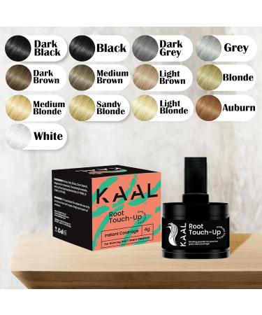KAAL Hairline Powder - Conceal Hair Loss & Thinning Hair | Touch Up Powder for Hair Toppers Eyebrows & Beards (Dark Brown) - Shop Internationally - Buy Online on SooperMarket.com