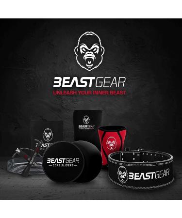 Beast Gear PowerBelt - Premium 4x10mm Nubuck Leather Powerlifting Belt - Buy Online on SooperMarket.com