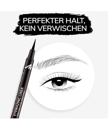 Buy Manhattan Eyemazing Black Filz Eyeliner 1010N - Perfect Application 1.2ml - International Shipping Available - Buy Online on SooperMarket.com