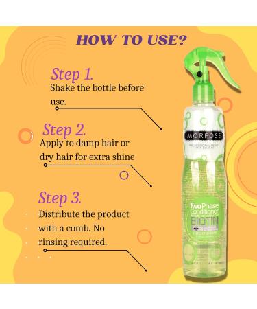 Buy AMAZON MORFOSE 2 Phase Biotin Hair Conditioner 400 ML - Nourishing & Repairing Hair Care for All Hair Types - Fast International Shipping - Buy Online on SooperMarket.com