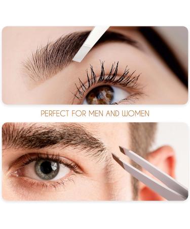 Elite Unity Tweezers - Professional Precision Hair Removal Tweezers for Women - Tweezer Kit with Strong Grip and Ergonomic Design - Grey - Buy Online on SooperMarket.com