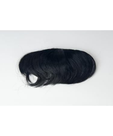 WIG ME UP TYP-760-1 Clip-In Micro Bangs - Short Straight Curved Black Hairpiece for Instant Style - Buy Online on SooperMarket.com