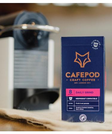 CafePod Daily Grind 60 Aluminum Coffee Pods for Nespresso - Pack of 1 - Buy Online on SooperMarket.com