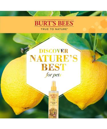 Burt's Bees for Dogs Natural Detangling Spray with Lemon & Linseed | 10 Oz Cruelty-Free Formula | Made in USA | Sulfate & Paraben-Free - Buy Online on SooperMarket.com