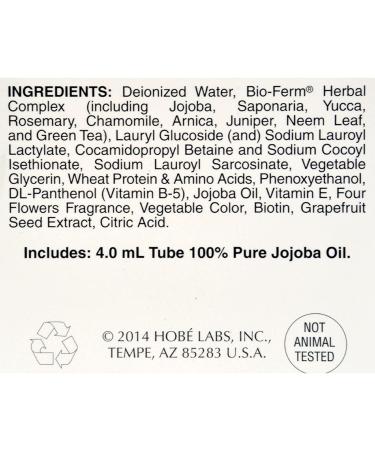 Hobe Labs Energizer Treatment Shampoo for Women - 4 fl oz | Revitalize Hair & Boost Volume - Buy Online on SooperMarket.com