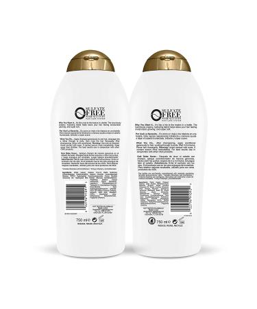OGX Nourishing + Coconut Milk Shampoo & Conditioner Set - 25.4 Fl Oz (Pack of 2) - Buy Online on SooperMarket.com