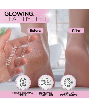 Hypoallergenic Glass Foot File - Dead Skin & Callus Remover | Gentle Exfoliation for Wet or Dry Skin - Buy Online on SooperMarket.com