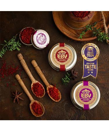 5Gr Award-Winning Certified Grade A+ Saffron Threads- 100% Pure & Natural All Red Golden Spice for Tea Paella Tahchin Golden Milk- Top Grade Superior Saffron 5 Gr | 0.17 OZ - Buy Online on SooperMarket.com