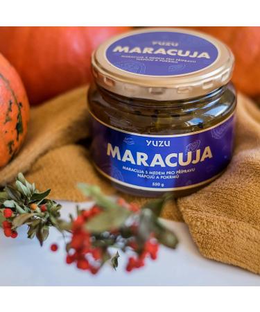 Maracuja with honey for hot and cold drinks and dishes perfect for barbecue. Maracuja product with exotic and aromatic taste vitamins antioxidants and fiber supports immunity 550 g - Buy Online on SooperMarket.com