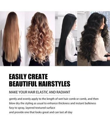 100ml Fluffy Volumizing Hair Spray Long Lasting Bright Non Greasy Non Sticky Volumizing Styling Gel & Hairspray for Fine Volumizer Hair Spray for Fine Thin Hair Suitable for All Hairstyles - Buy Online on SooperMarket.com