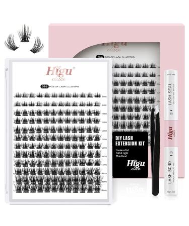 10ML Eyelash Glue Remover for Cluster Lashes | DIY Eyelash Extension Kit with 144 Pcs Thin Band Lash Clusters for Super Hold - Buy Online on SooperMarket.com