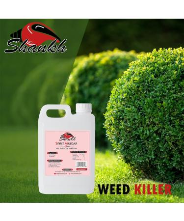 Shankh All Purpose Distilled White Vinegar 5L Perfect for Cleaning Pickling Marinating & Cooking - Produced in The UK (5% Acidity) - Pack of 2 - Buy Online on SooperMarket.com