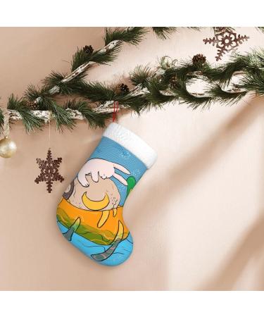 YYHHAOFA Sunflower Seeds and Rabbits Prints Christmas Decorative Stockings : Soft Light and Tactile Suitable for Christmas Halloween - Buy Online on SooperMarket.com