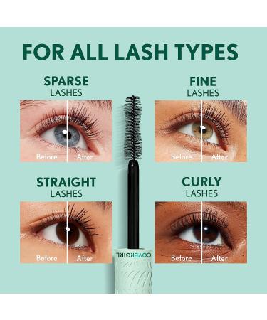 Covergirl Lash Blast Cleantopia Mascara - Volumizing, Smudge-Proof, Vegan Formula - Black 805 - 0.32oz - Buy Online on SooperMarket.com
