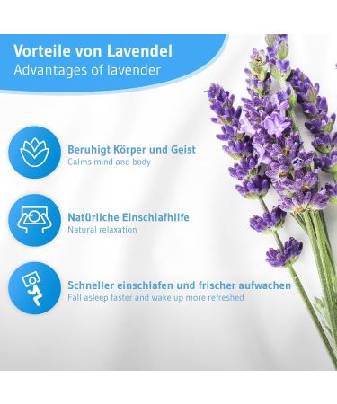 Relaxing Lavender Pillow Spray | Deep Sleep Spray with Essential Oils | 100ml Lavenlove - Aroma for Restful Sleep - Buy Online on SooperMarket.com