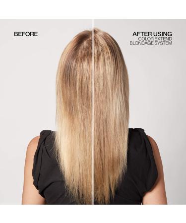 REDKEN Blondage Purple Shampoo & Conditioner Set | Hair Toner for Blonde & Color Treated Hair | Neutralizes Brassy Tones | Citric Acid Formula | 10.1 Fl. Oz (Pack of 2) - Buy Online on SooperMarket.com