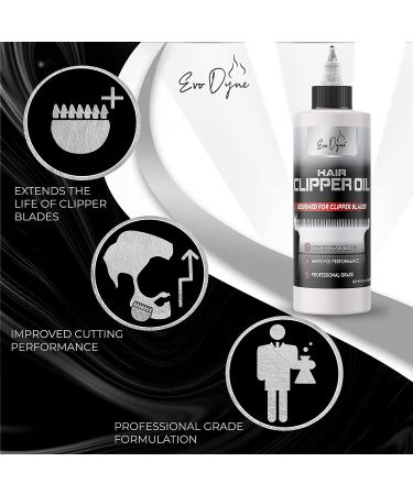 Evo Dyne Hair Clipper Oil - 8 oz, Made in USA | Prevents Rust, Extends Blade Life - Buy Online on SooperMarket.com