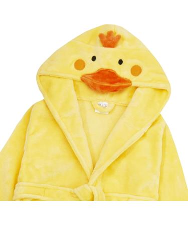 Duck Hooded Baby Dressing Gown | Animal Face Detail | 6-12 Months - Buy Online on SooperMarket.com