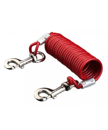 Trixie Coiled Cable Yard Chain 5 m Red 5 meters