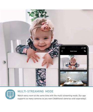 Lollipop Baby Monitor (Turquoise) - with Contactless Breathing Monitoring (No Extra Sensor Required  Subscription Service)  Sleep Tracking and True Crying Detection  Smart AI WiFi Baby Camera - Buy Online on SooperMarket.com