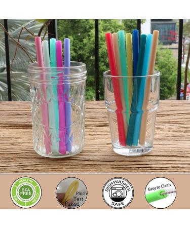 Tegion Mini Short Silicone Straws for Toddlers & Kids - BPA Free & Teething Safe - Fits The First Years Take & Toss Straw Cup - Buy Online on SooperMarket.com
