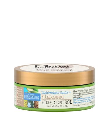 Maui Moisture Lightweight Curls + Flaxseed Edge Control  Hair Styling Pomade for Frizz Control  3 Oz