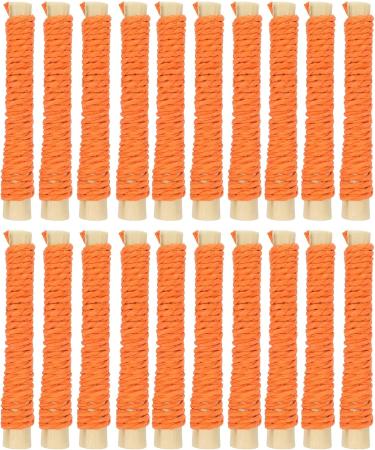 Pet Sweet Bamboo Sticks Rabbit Molar Sticks Promote Digestion 20pcs for Guinea Pig (Orange) - Buy Online on SooperMarket.com