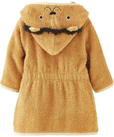 Vertbaudet Baby Bathrobe - Lion 80 Mustard Yellow | Soft & Cozy for Infants | International Shipping - Buy Online on SooperMarket.com