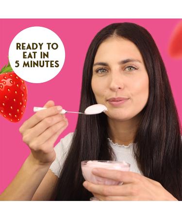 Simply Delish Instant Strawberry Pudding Mix - Plant Based & Guilt-Free Desserts 1.7oz (Pack of 6) | Sugar-Free, Non-GMO, Gluten-Free, Fat-Free, Vegan, Keto-Friendly - Buy Online on SooperMarket.com