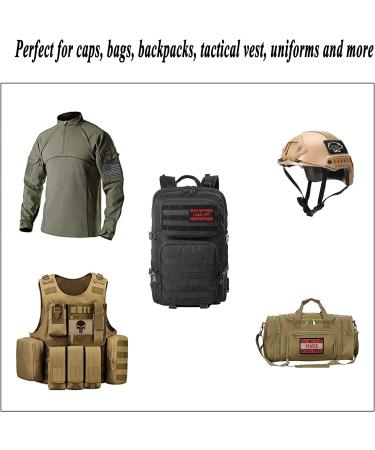AXEN 20-Piece Random Style Tactical Morale Embroidery Patch Set for Military Gear - Full Embroidered Appliques - Funny Designs - 20PCS Random Pack - Buy Online on SooperMarket.com