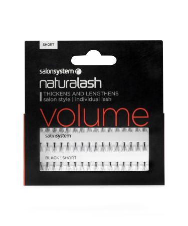 SALON SYSTEM INDIVIDUAL LASHES FLARE BLACK SHORT