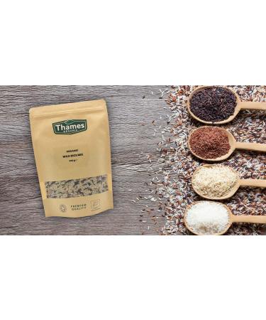 Organic Wild Rice Mix - Camargue Red Rice Long Grain Brown Rice - 500g Pack - Raw Vegan GMO-Free - Nutritious & Sustainable - Buy Online on SooperMarket.com