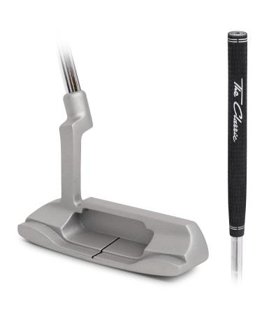 GoSports Classic Golf Putter, Choose Between 2 Way or Blade Putter - 35" Length with Premium Grip