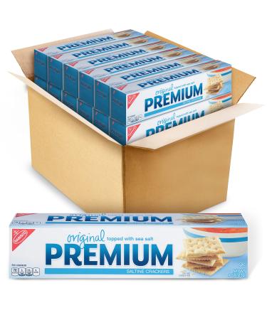 Premium Original Saltine Crackers, 4.0 oz (Pack of 12)