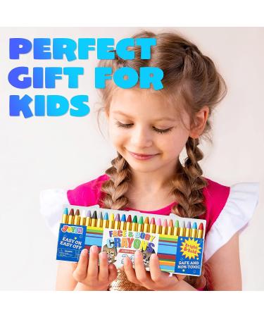 JOYIN 24 Colors Face Paint Crayons - Safe & Non-Toxic Body Makeup Pack with Metallic Colors - Ideal for Birthday Parties - Gifts for Kids - Buy Online on SooperMarket.com