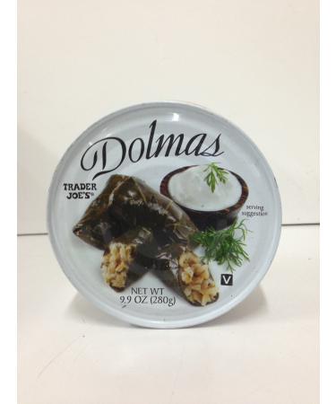 Trader Joe's Dolmas Vine Leaves Stuffed with Rice (Pack of 6)