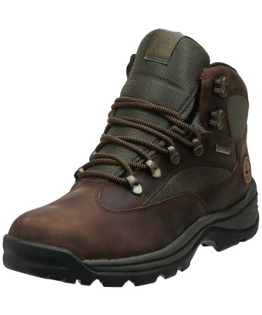 Timberland Men's Chocorua Trail Mid Waterproof Hiking Boot 12 Medium Brown Full Grain