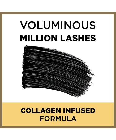 L'Oral Paris Voluminous Million Lashes Mascara, Black Brown - 0.3 fl oz | Lengthening, Volumizing & Smudge-Proof Formula - Buy Online on SooperMarket.com