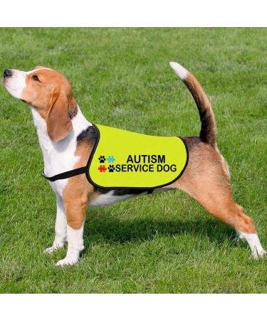 CENWA Autism Service Dog Jacket Vest Autism Dog Autism Alert Dog Autism Service Dog Slogan Warning Vest Autism Service L EU - Buy Online on SooperMarket.com