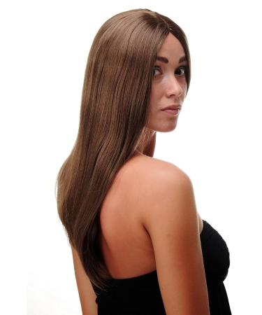 Buy WIG ME UP Women's Medium-Golden Brown Long Straight Wig | 60 cm Middle Parting SA-151-10 | International Shipping Available - Buy Online on SooperMarket.com