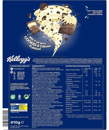 6 x Kellogg's Krave Cookies & Cream Flavour Crispy Cocoa Cereals Filled with Cream - Buy Online on SooperMarket.com